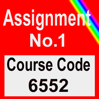 solved assignment of 6552