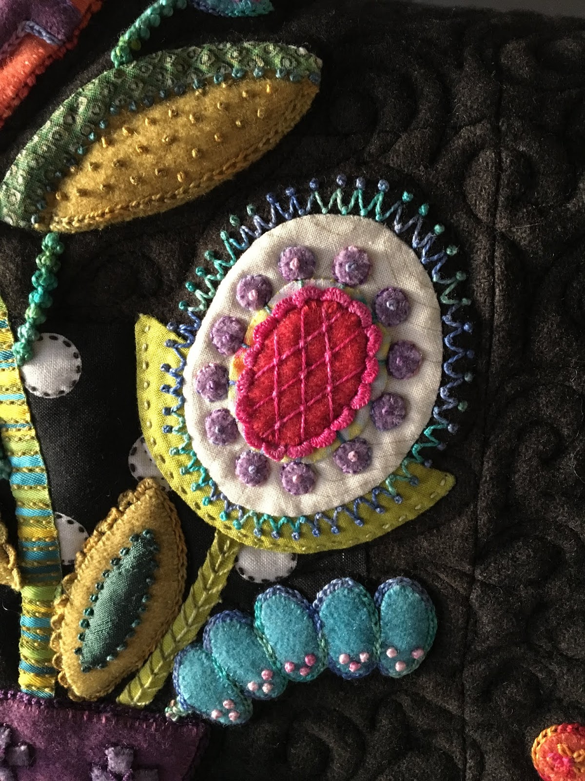 Grass Roots Quilting Sue Spargo Fresh Cut Block of the Month BOM