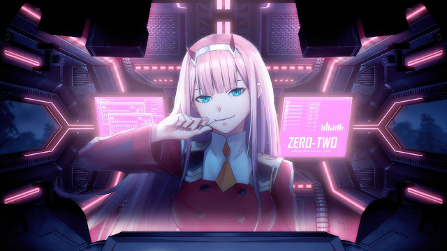 zero two wallpaper cute