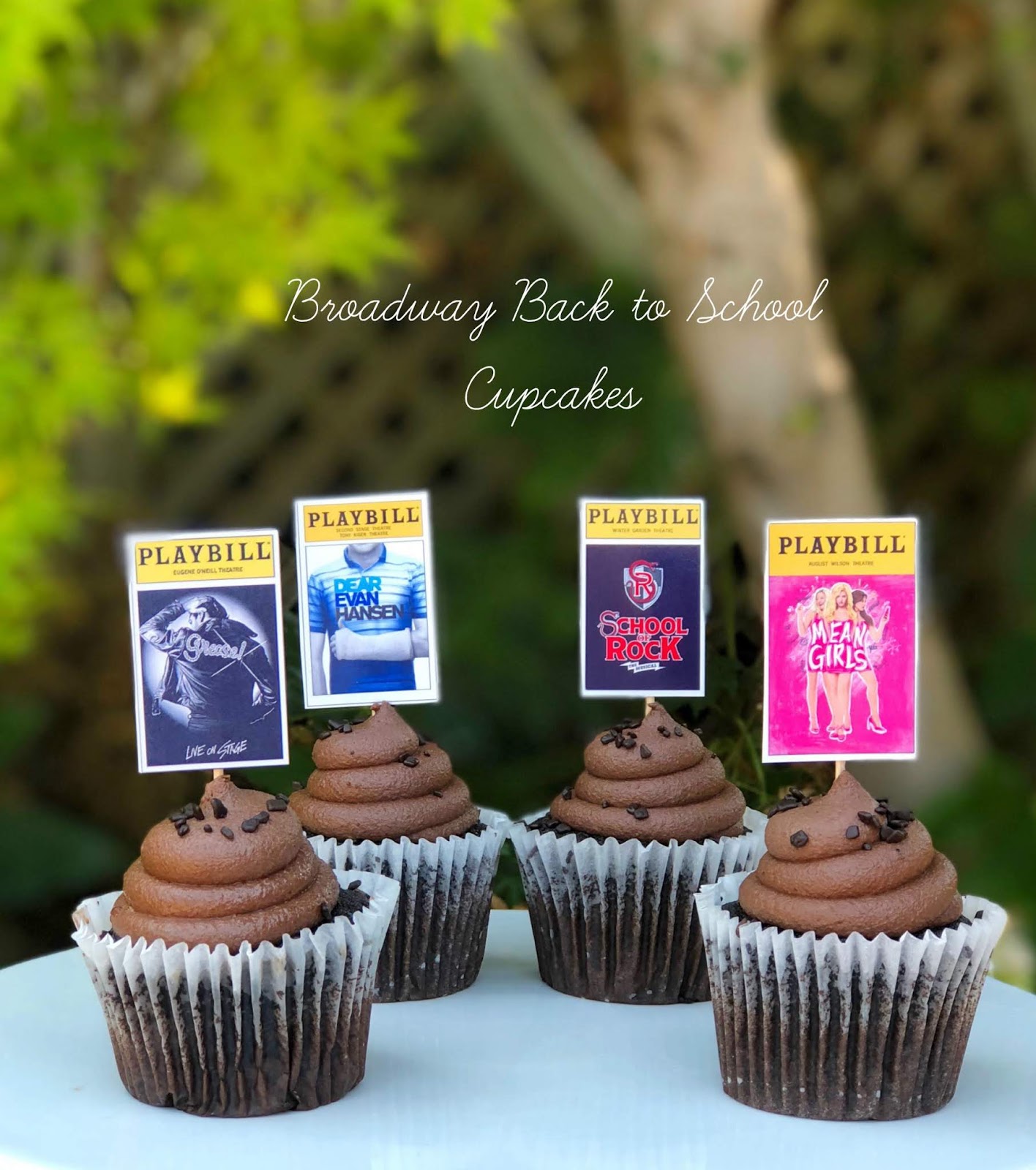 Jac o' lyn Murphy: Broadway Back to School Cupcakes