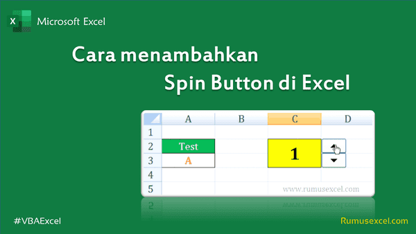 spin button excel