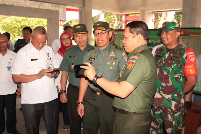 Dandim Klaten Paparkan TMMD Kepada Tim Wasev Dari Komisi I DPR RI dan Kemenhan RI