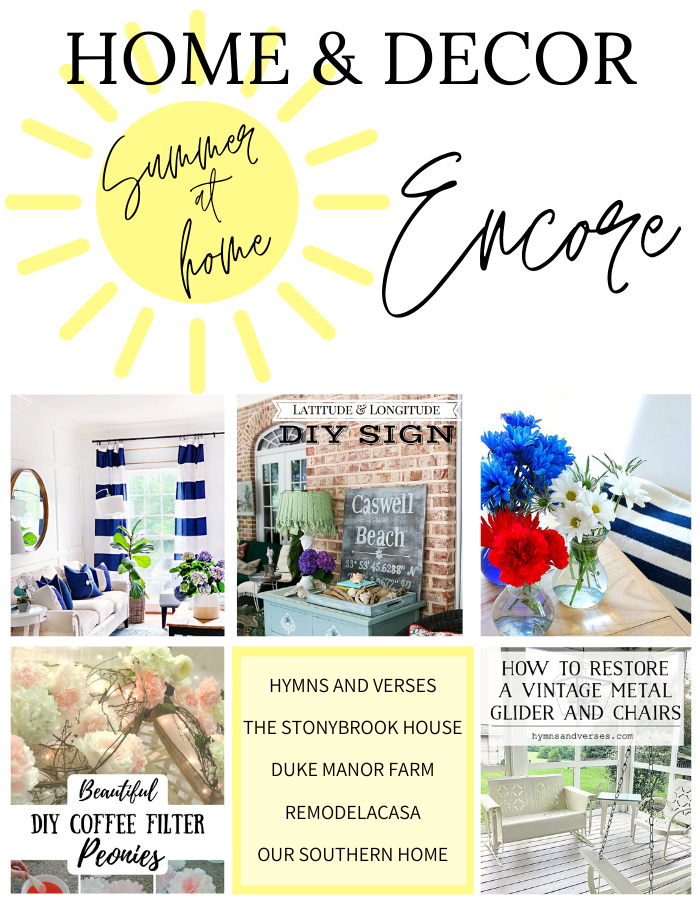 How to Restore a Vintage Metal Glider Hymns and Verses