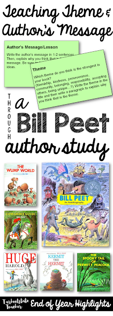Your upper elementary students are going to love participating in this picture book author study featuring Bill Peet. Click through for a FREE Google Drive download, picture book ideas, ideas, and tips from a teacher who taught numerous reading strategies while asking her students to complete the author study. The best part? You can differentiate it to meet the needs of your 2nd, 3rd, 4th, 5th, or 6th grade classroom or homeschool students. And it covers a lot of standards too! Your upper elementary students are going to love participating in this picture book author study featuring Bill Peet. Click through for a FREE Google Drive download, picture book ideas, ideas, and tips from a teacher who taught numerous reading strategies while asking her students to complete the author study. The best part? You can differentiate it to meet the needs of your 2nd, 3rd, 4th, 5th, or 6th grade classroom or homeschool students. And it covers a lot of standards too!