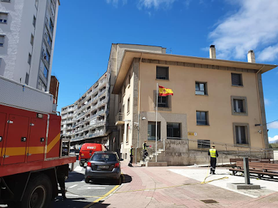 La UME desinfecta las residencias de Béjar - 8 de abril de 2020