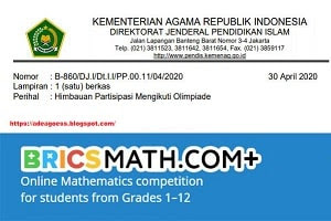 Himbauan Partisipasi Mengikuti Olimpiade Dari Kementerian Agama Republik Indonesia Sobang 2