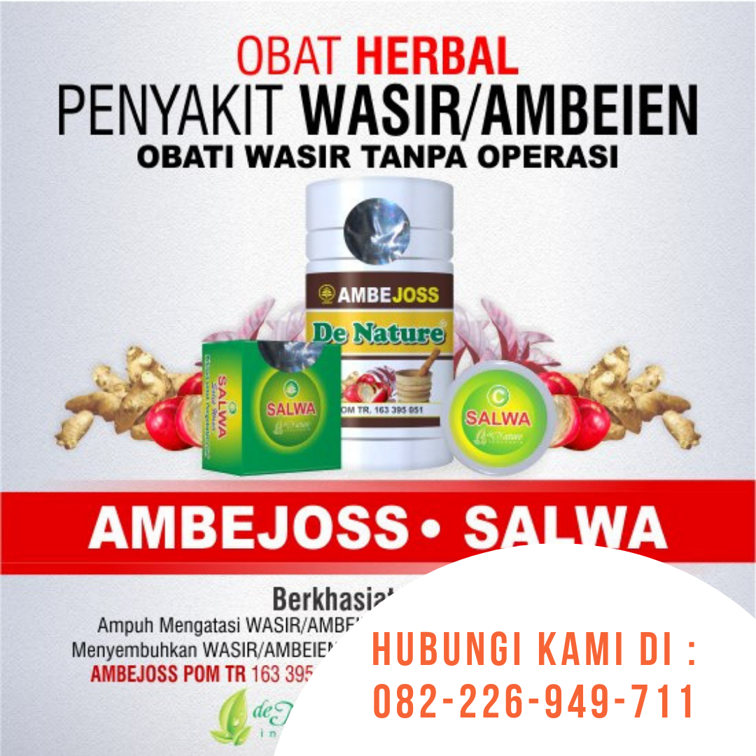 Agen De Nature Jual Ambejoss Salwa Obat Wasir Ambeien Di Cirebon 082226949711