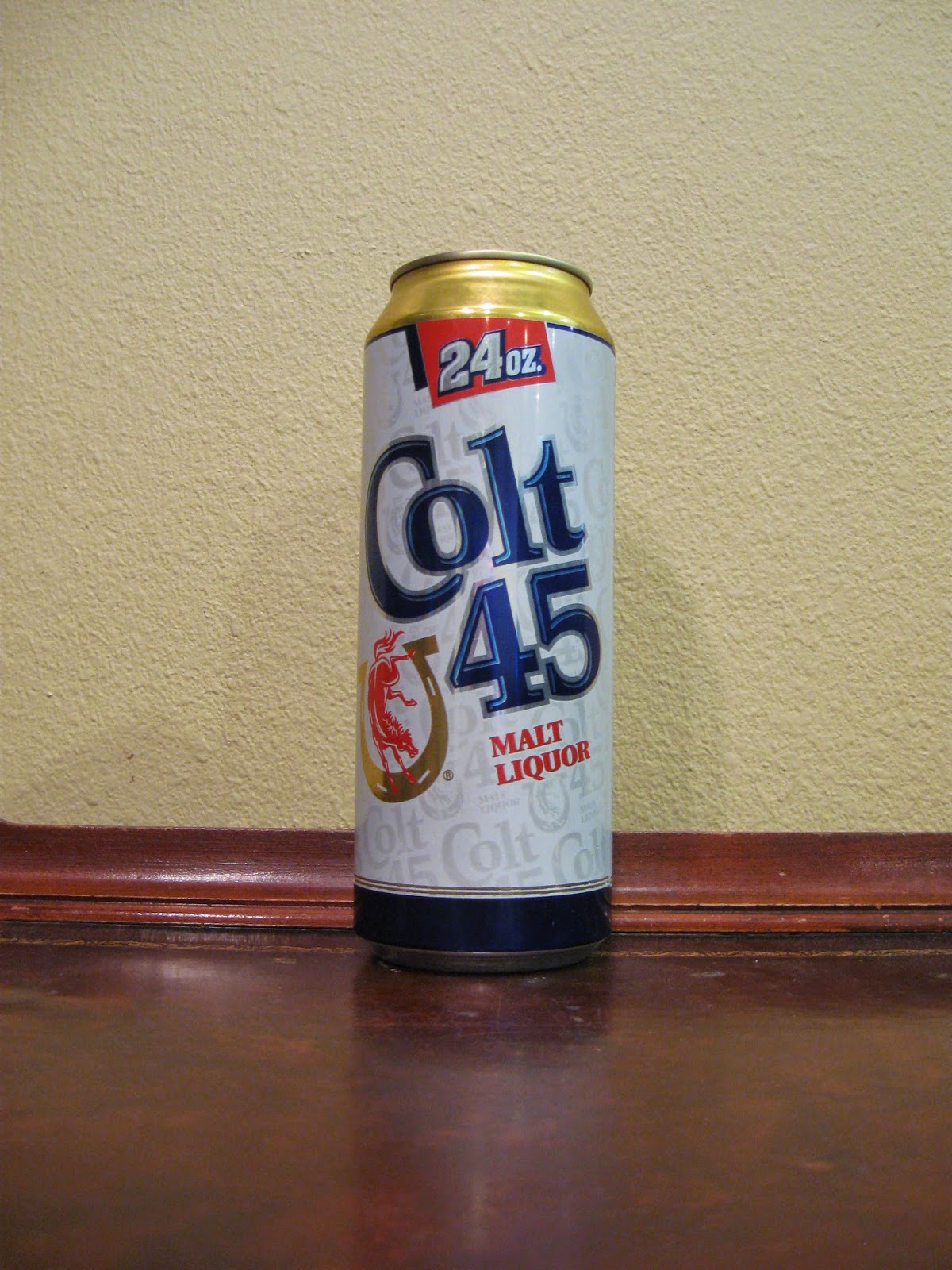 Colt 45 Malt Liquor.