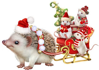 Christmas card in the year of the mouse and the rat with their own hands 2024. Free, beautiful live Christmas cards in the year of mouse
