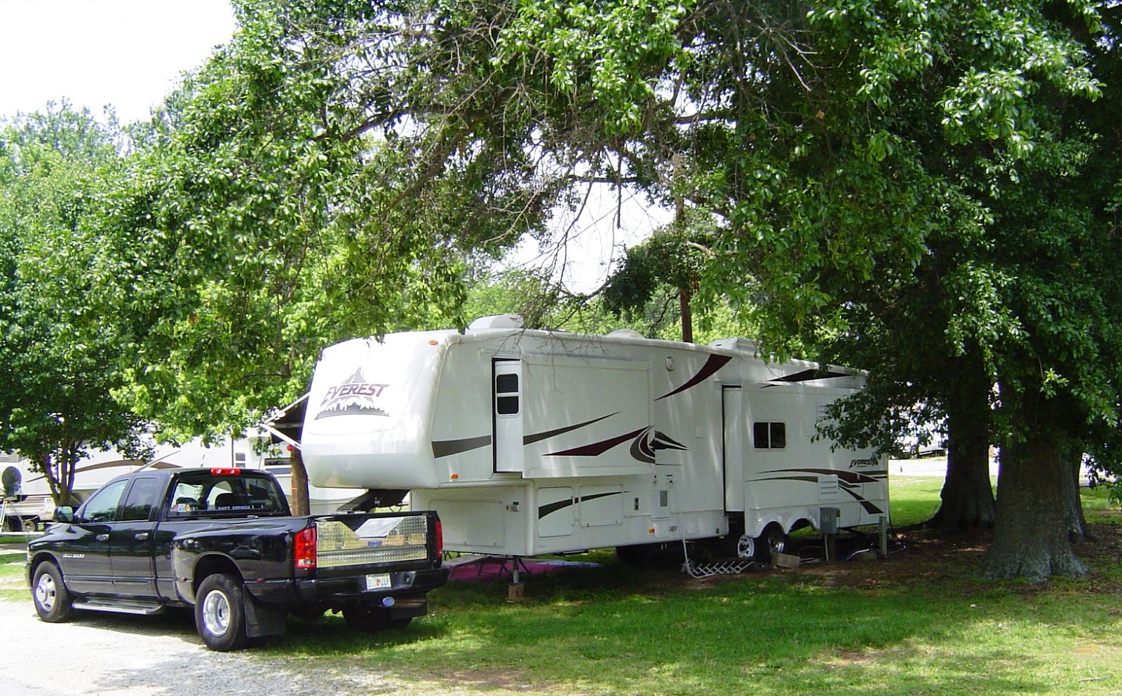 Stories about our RV parking places Springwood RV park, Greenville, SC