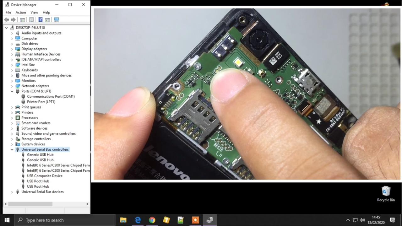 Lenovo A6020a40 Test Point