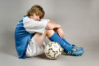 blue soccer socks cute boy teen model nike
