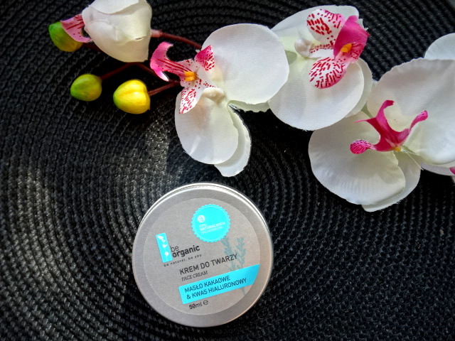 Be Organic krem do twarzy masło kakaowe & kwas hialuronowy