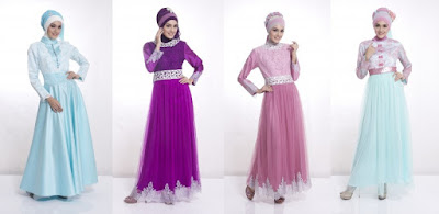 Busana Gamis Brokat