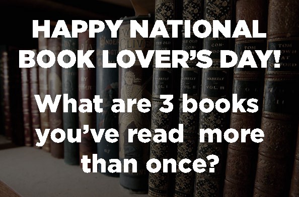 National Book Lovers Day National Book Lovers Day