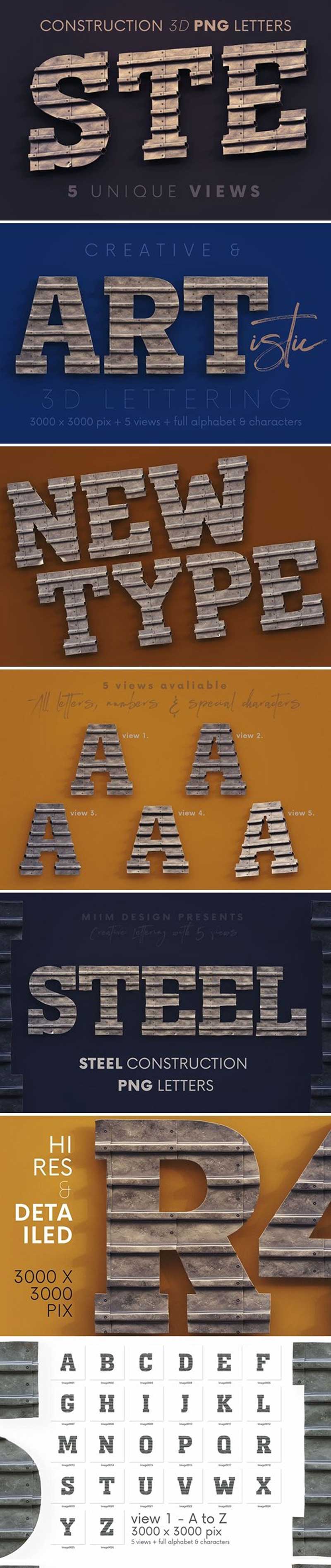 Steel Construct - 3D Lettering 2 uoyijmk%252Cg