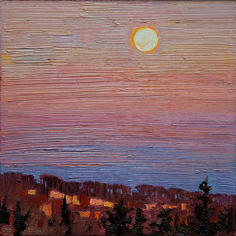 Вечер 6 6 22. Ken Faulks художник. Луна в живописи. Полнолуние пейзаж. Пейзаж полнолуние настоящая.
