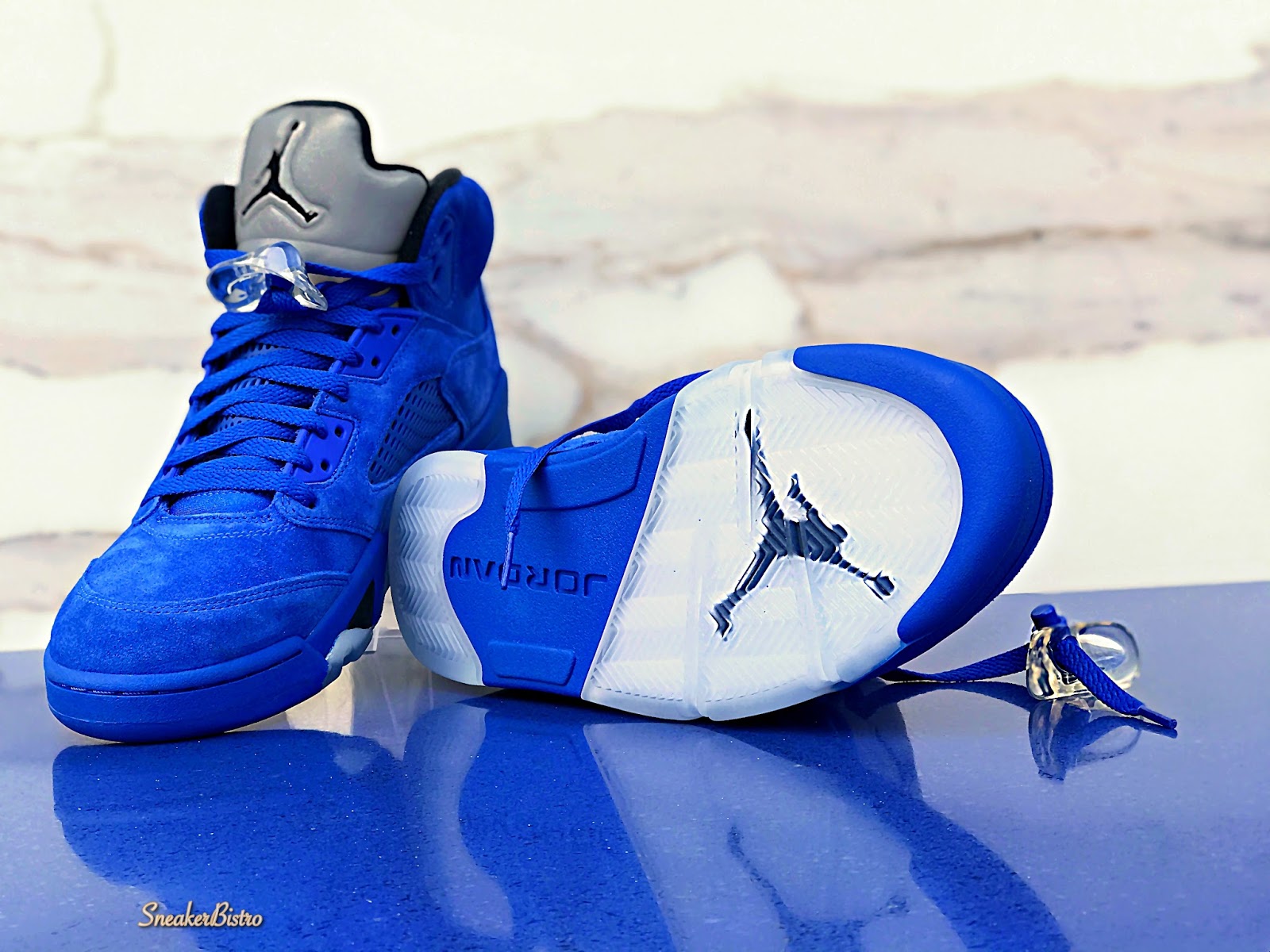 SNEAKER BISTRO Streetwear Served w Class Air Jordan Retro 5 Blue Suede