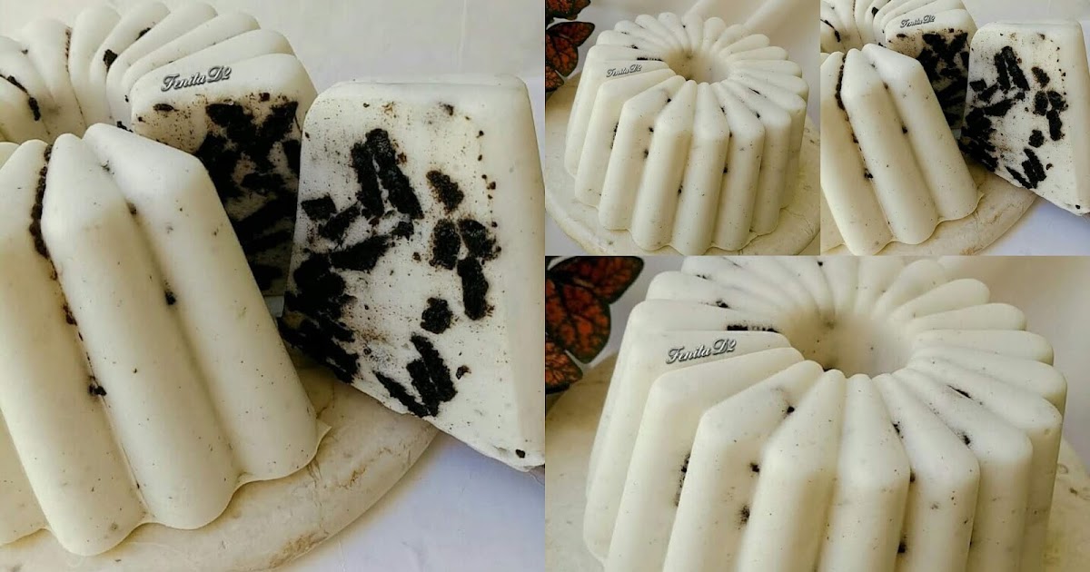 Puding Busa Coklat Putih Oreo By fenita.d2 Resep