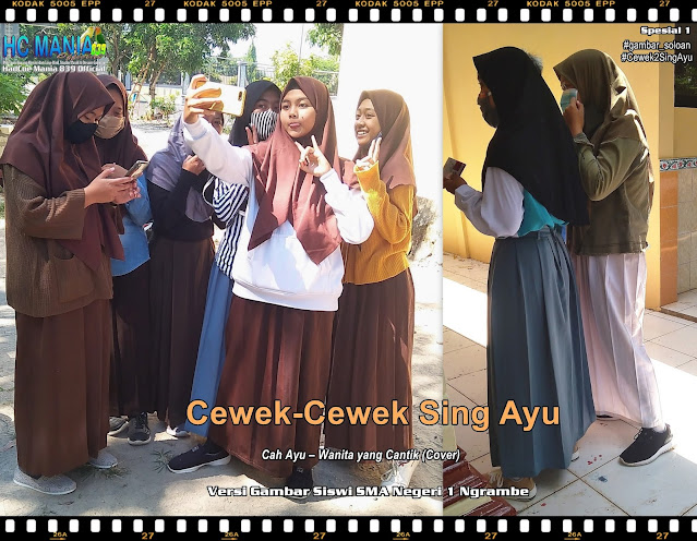 Gambar Soloan Terbaik di Indonesia - Gambar Siswa-siswi SMA Negeri 1 Ngrambe Versi Cah Ayu Khas Spesial 1 - 13.1 DG