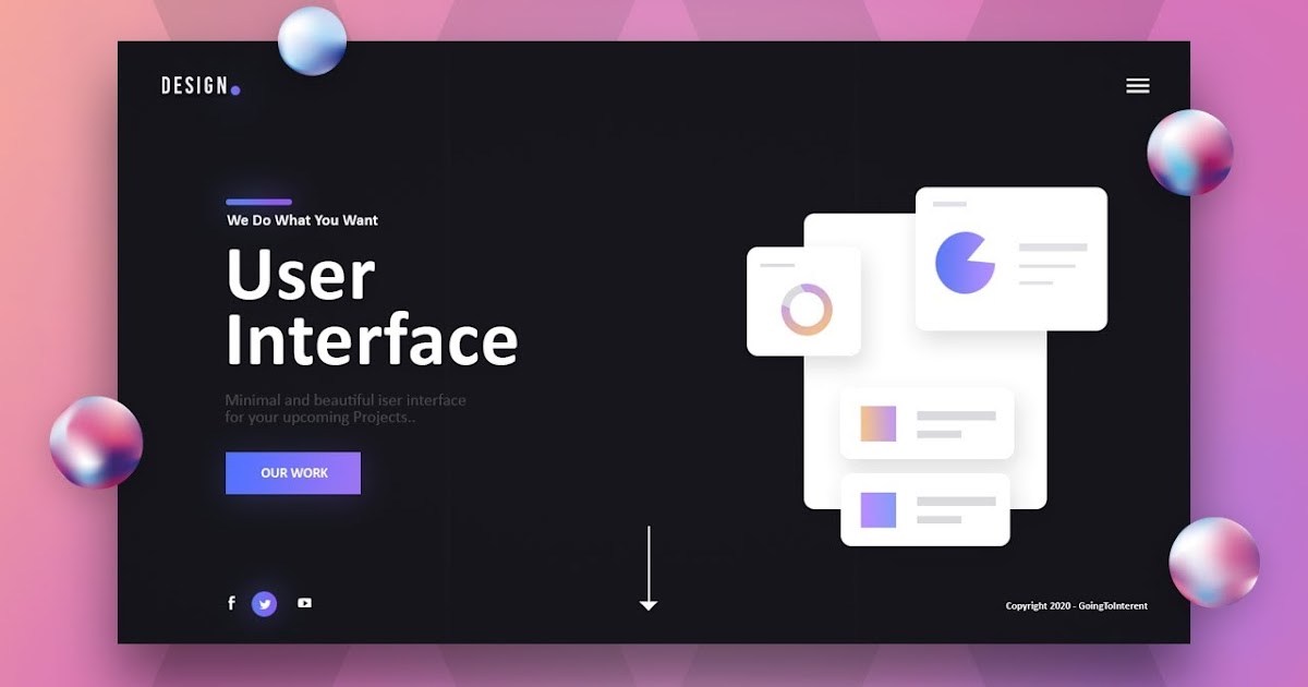 How To Create User Interface (UI) site Using HTML