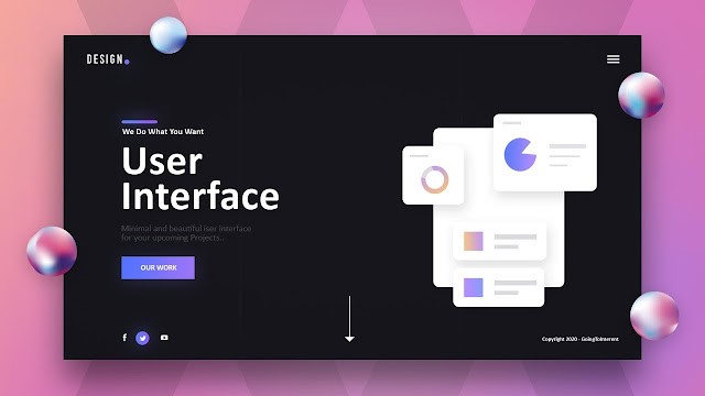 How To Create User Interface (UI) Website Using HTML