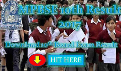 MPBSE 10th Result