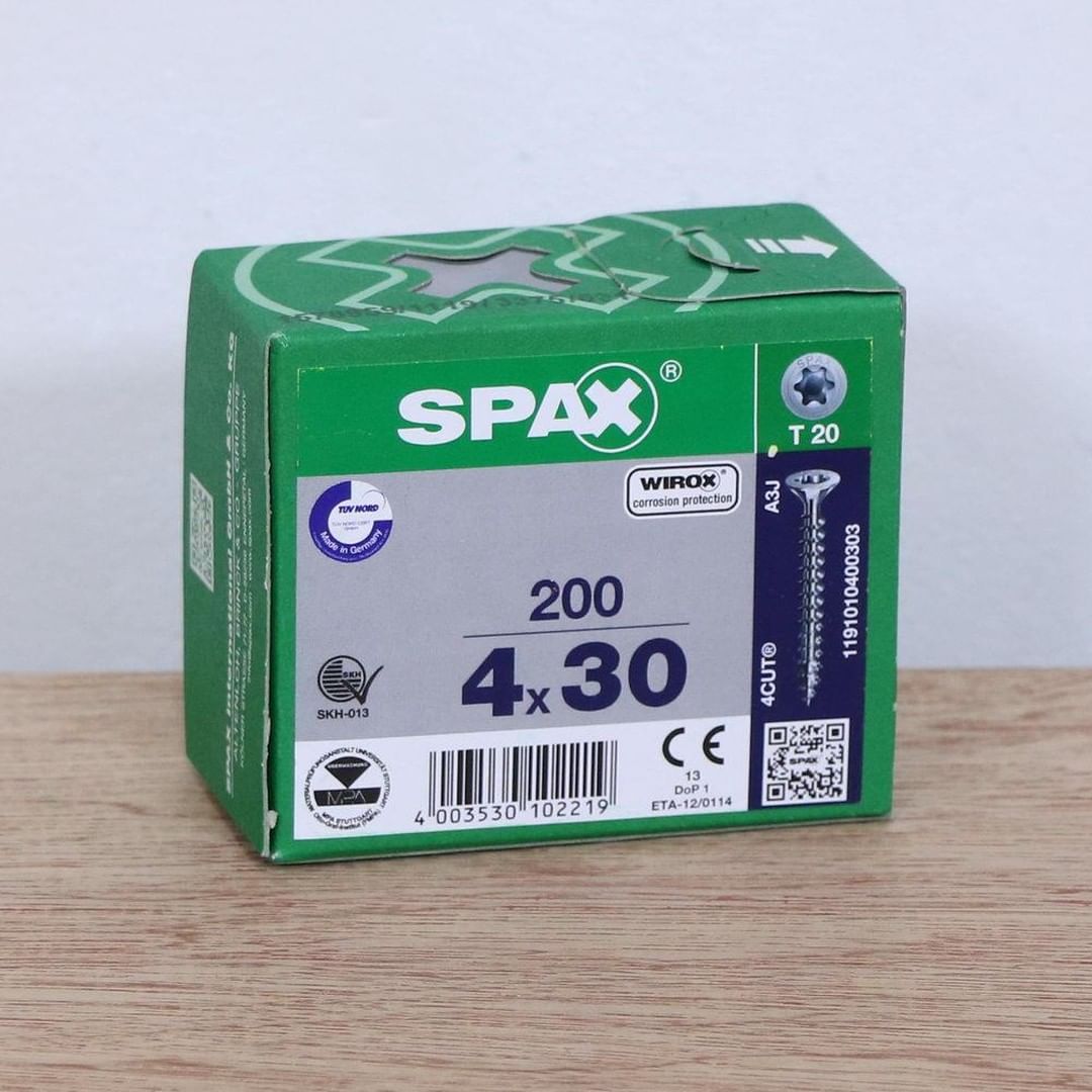 Spax 4.0 x 30 mm, T20