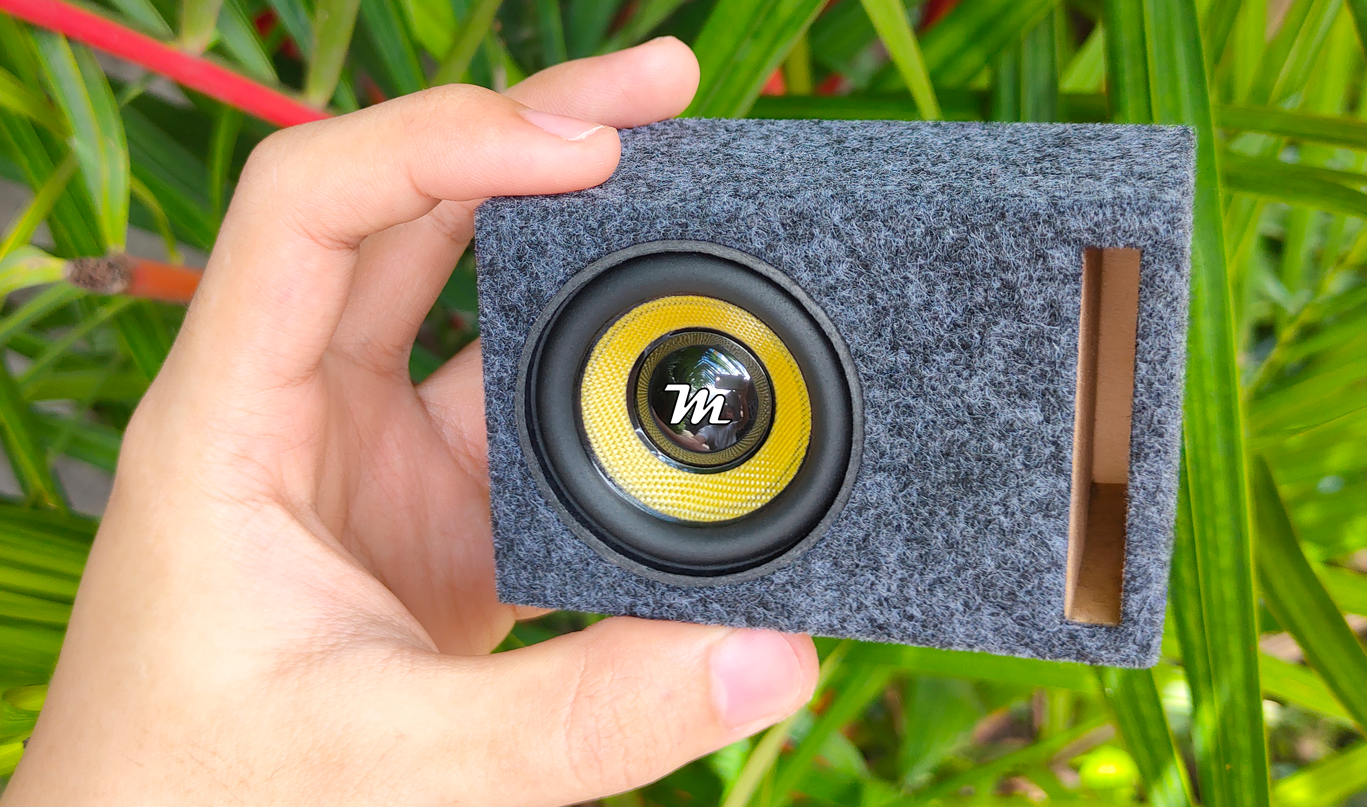 DIY Mini Subwoofer High Power Subwoofer Speaker with Aramid Fiber Cone