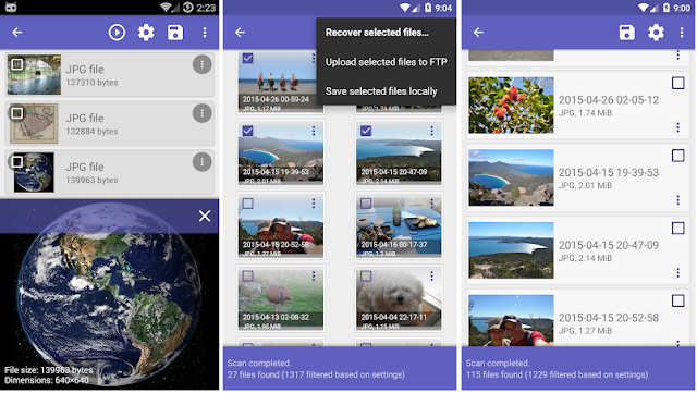 تحميل تطبيق Diskdigger Pro لاستعادة الملفات المحذوفة تحميل تطبيق استعادة الملفات المفقودة أو المحذوفة DiskDigger Pro النسخة المدفوعة مجانا