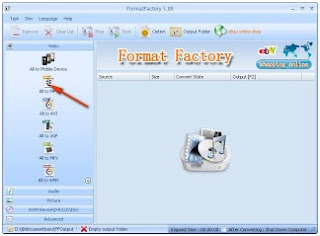 Cara Mengubah/konversi file menggunakan Format Factory