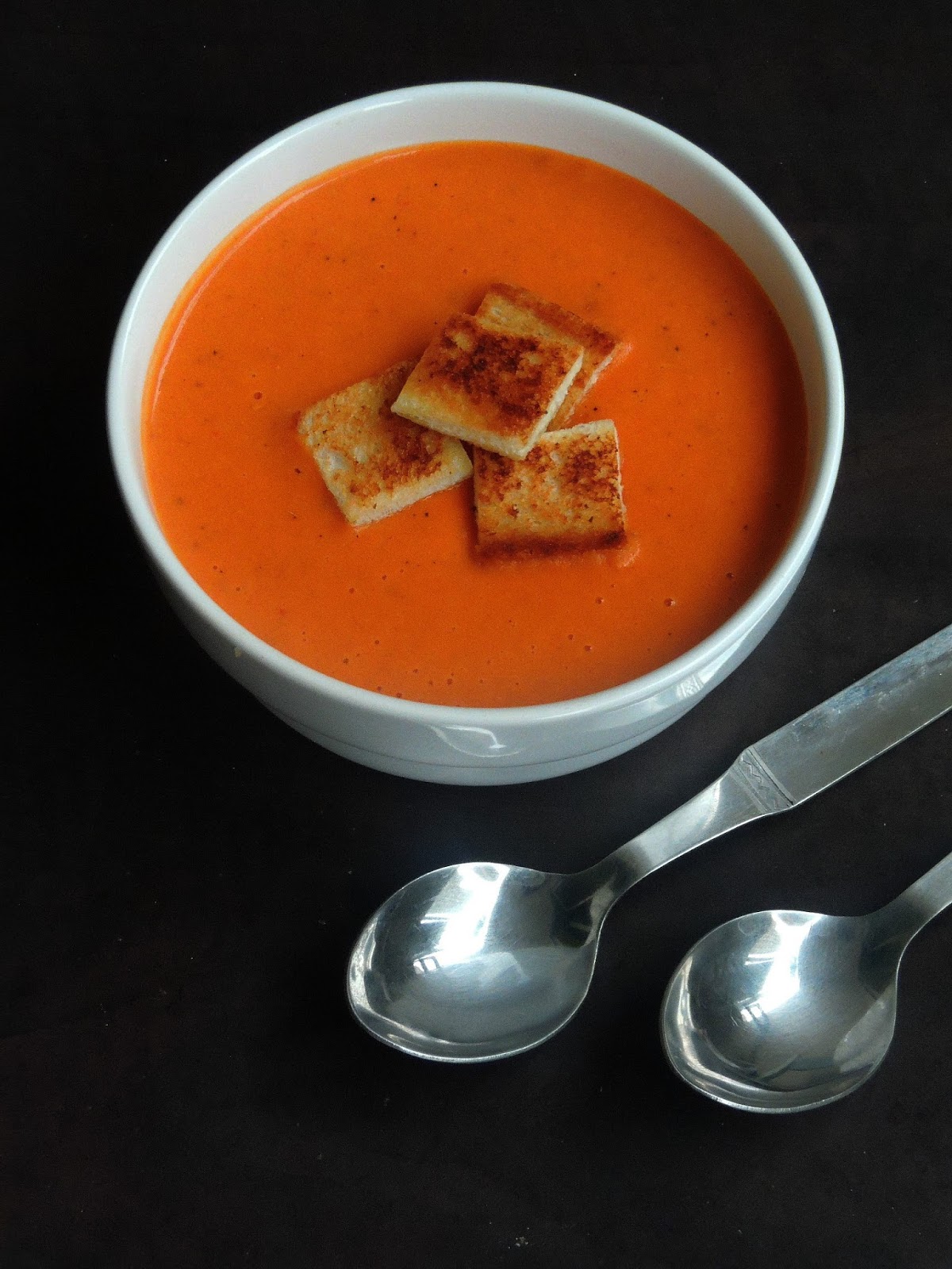Priya's Versatile Recipes Tomato Bisque/IndoFrench Tomato Bisque