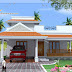 Kerala style single floor house plan - 1500 Sq. Ft.