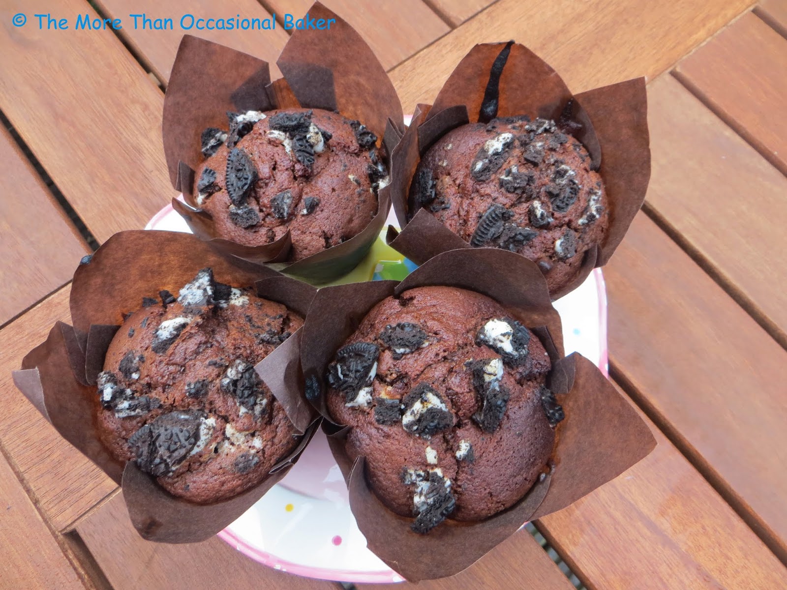 The more than occasional baker Oreo Chocolate Chip Muffins