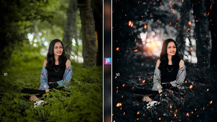 Change background colour editing tutorial | Dark tone photo editing |  PicsArt editing