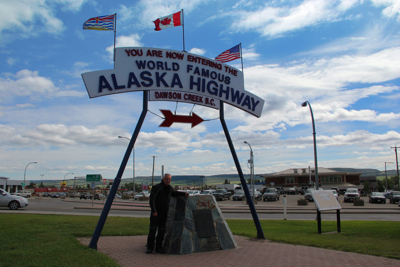 Riding the USA Day 7 Hinton, Alberta Charlie Lake, British Columbia