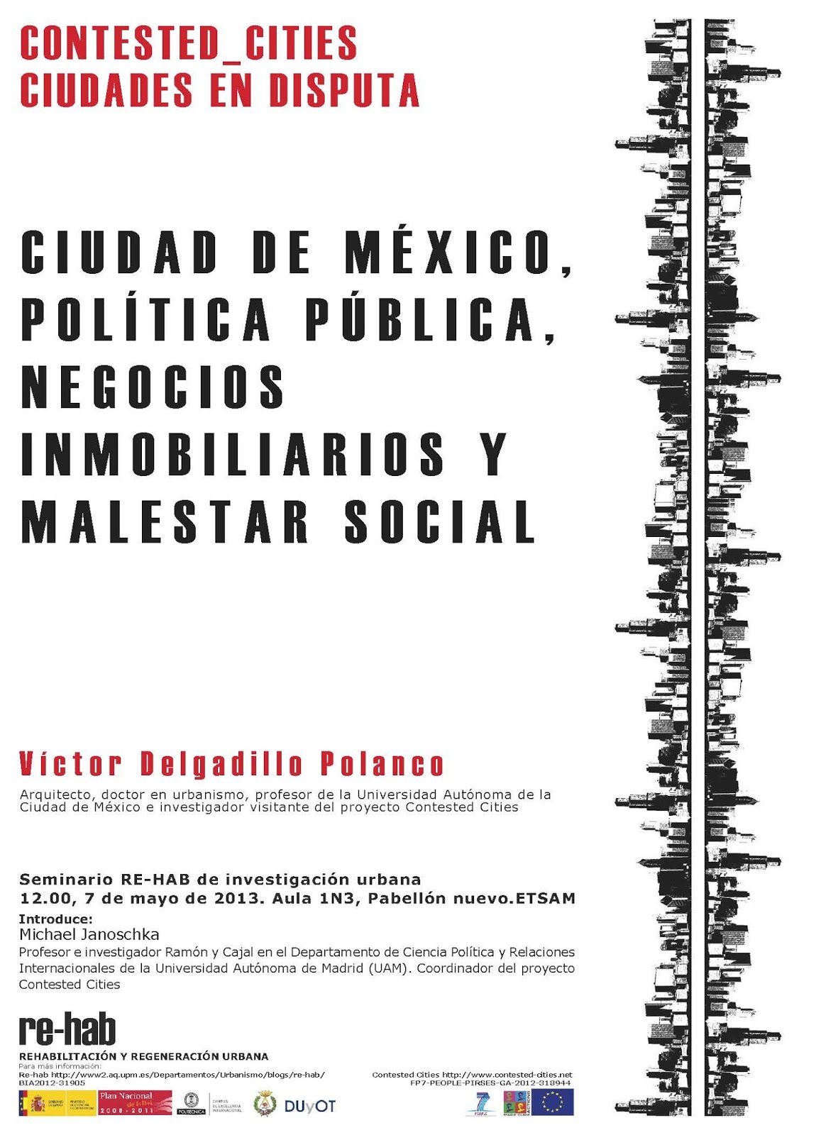 NE RE AS CONTESTED CITIES CIUDADES EN DISPUTA Ciudad De M xico 