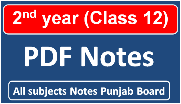 2nd year notes pdf