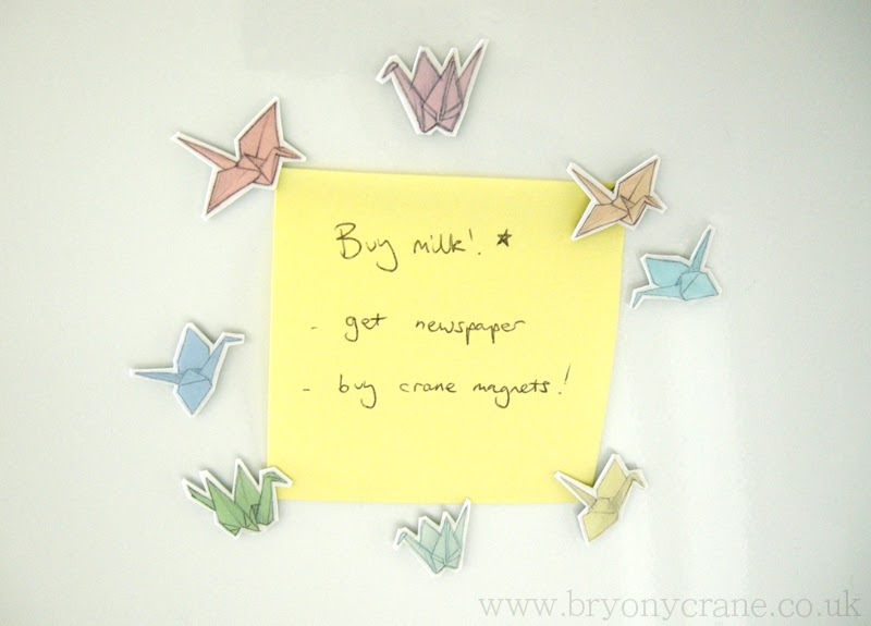 Post It Note Origami Crane