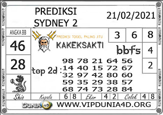 Prediksi Togel SYDNEY 2 DUNIA4D 21 FEBRUARI 2021 Prediksi Togel SYDNEY 2 DUNIA4D 21 FEBRUARI 2021