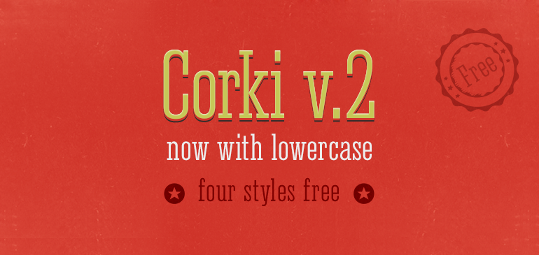 Бесплатный шрифт Corki