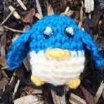 patron gratis pingüino amigurumi