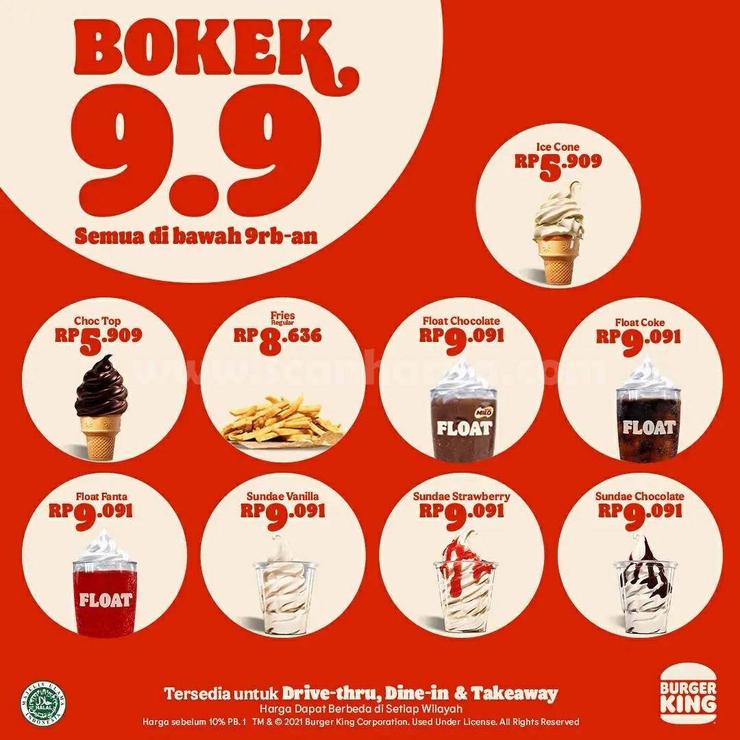 Promo Burger King Oktober 2021 scanharga