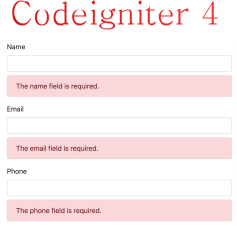 Codeigniter Form Validation