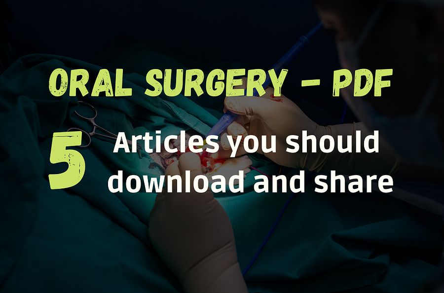 oral surgery new research topics