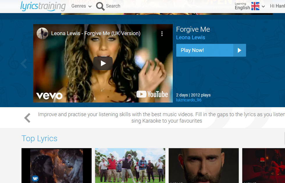 Education Lyrics Training