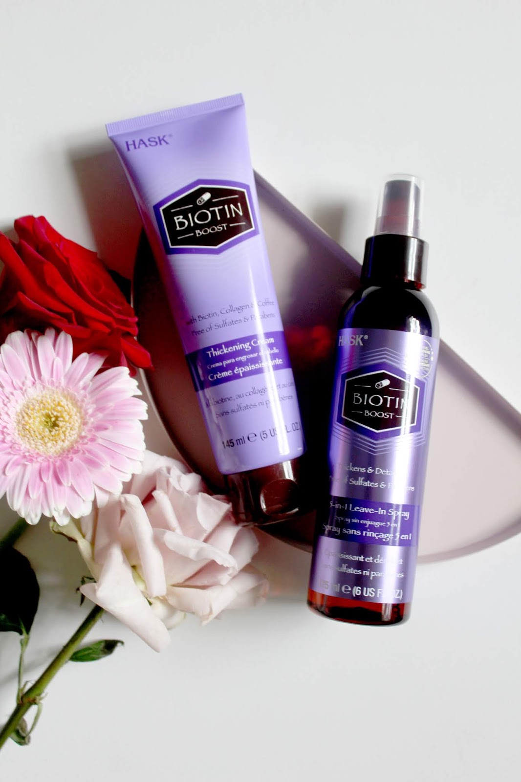 Review Hask Biotin Boost Thickening 5in1 LeaveIn Spray