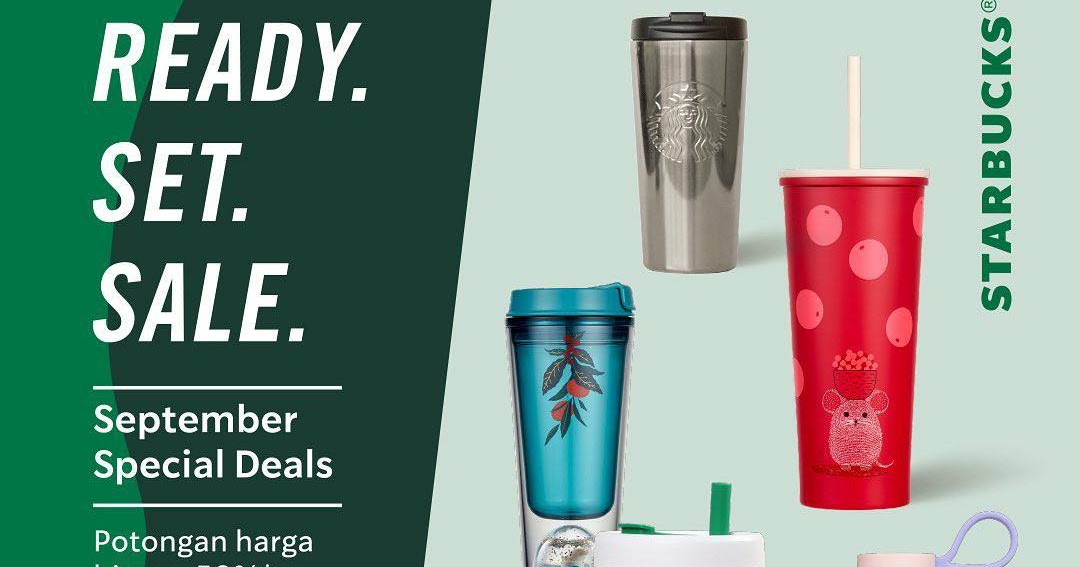 Starbucks Promo Tumbler Merchandise Sale [Ready Set Sale] Diskon 50