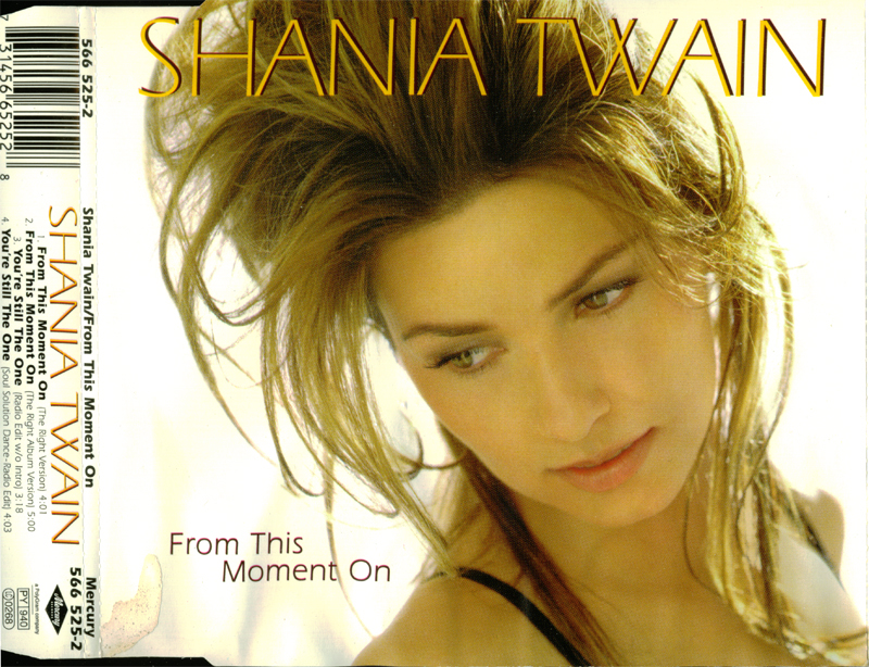 POP 'TIL YOU PUKE!: Shania Twain - From This Moment On - (Import CD