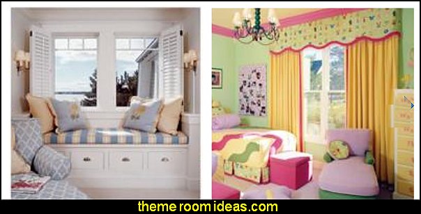 Window Treatments Idea Book: Design Ideas window treatments - curtains - window decorations - sheers - Drapes & Valance Sets - ruffled curtains - cornice - window murals - do-it-yourself window ideas - Room Dividers Window Treatments Idea Book: Design Ideas